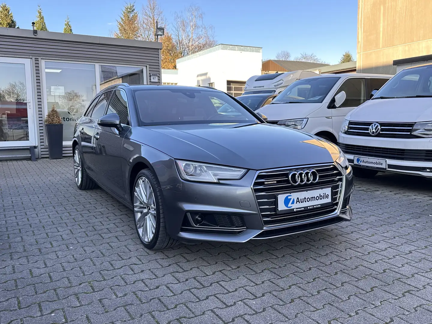 Audi A4 40 TDI quattro design HUD*Virtual*ACC Grijs - 2