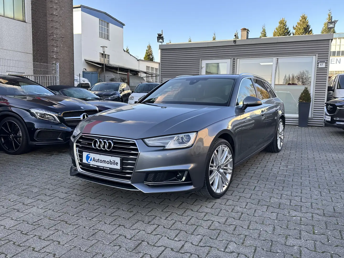 Audi A4 40 TDI quattro design HUD*Virtual*ACC Grijs - 1