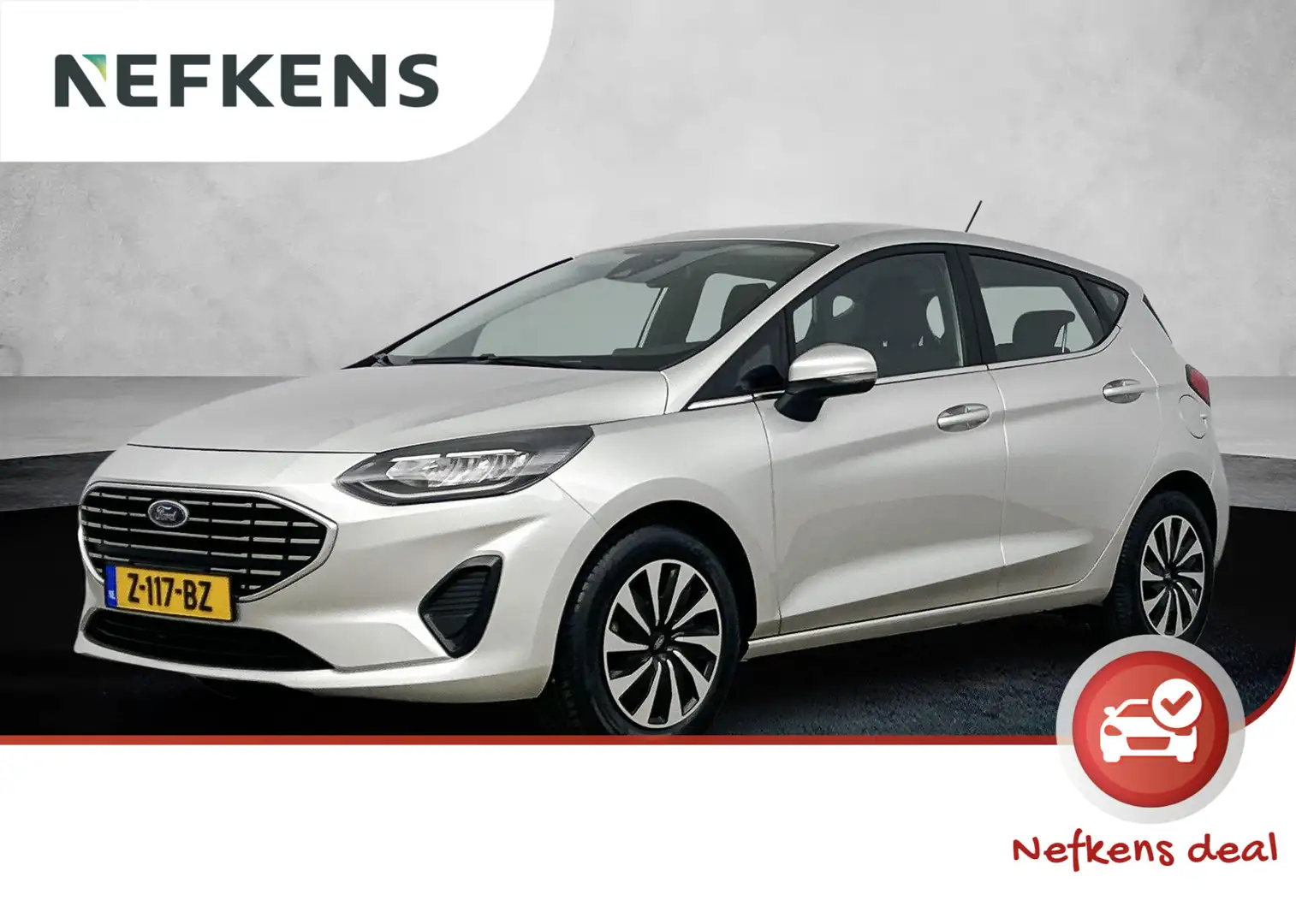 Ford Fiesta 1.0 100 pk EcoBoost Connected | Cruise Controle | Grijs - 1