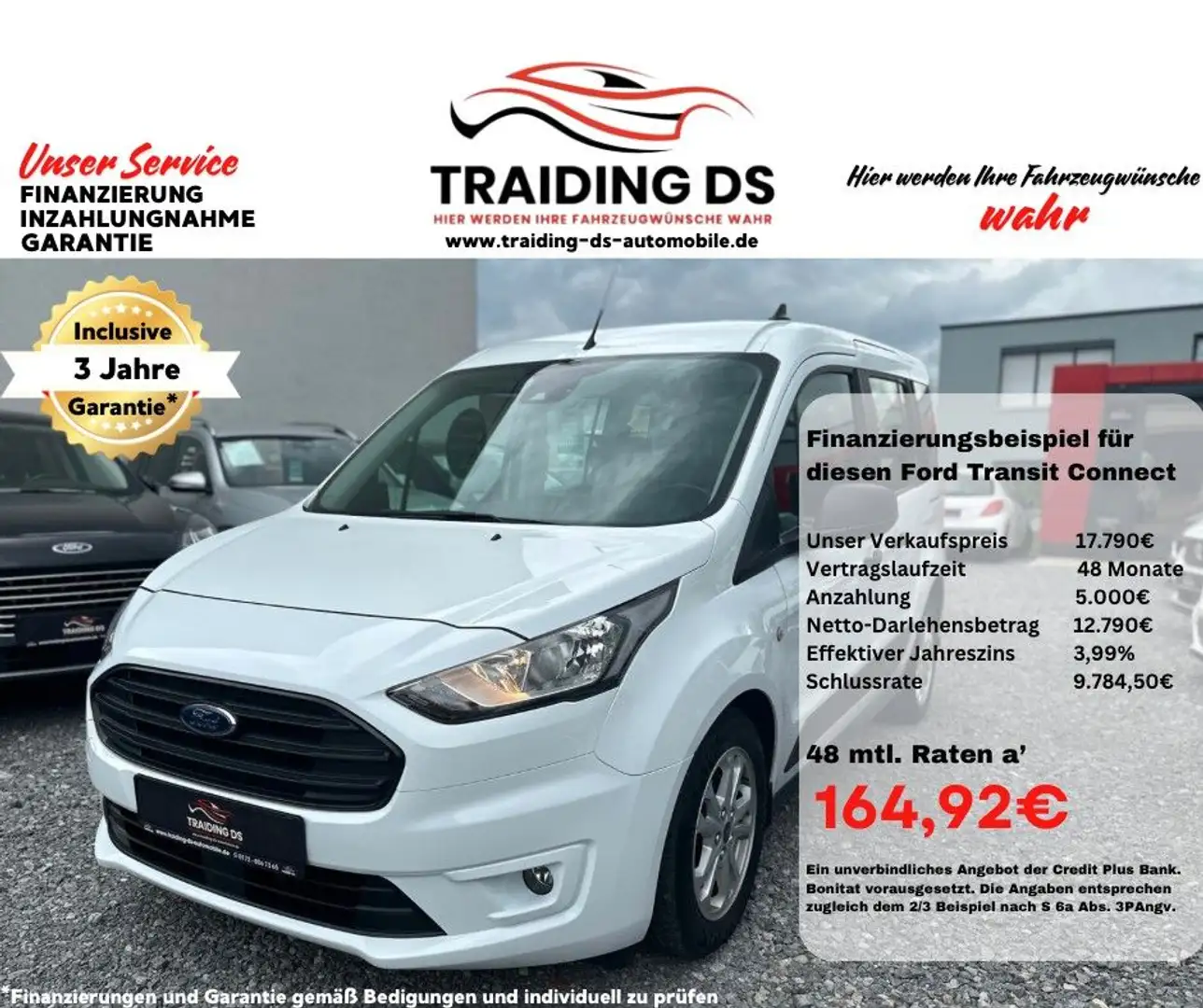 Ford Transit Connect / NAVI / AHK / SPUR ASS / KAMERA Weiß - 1