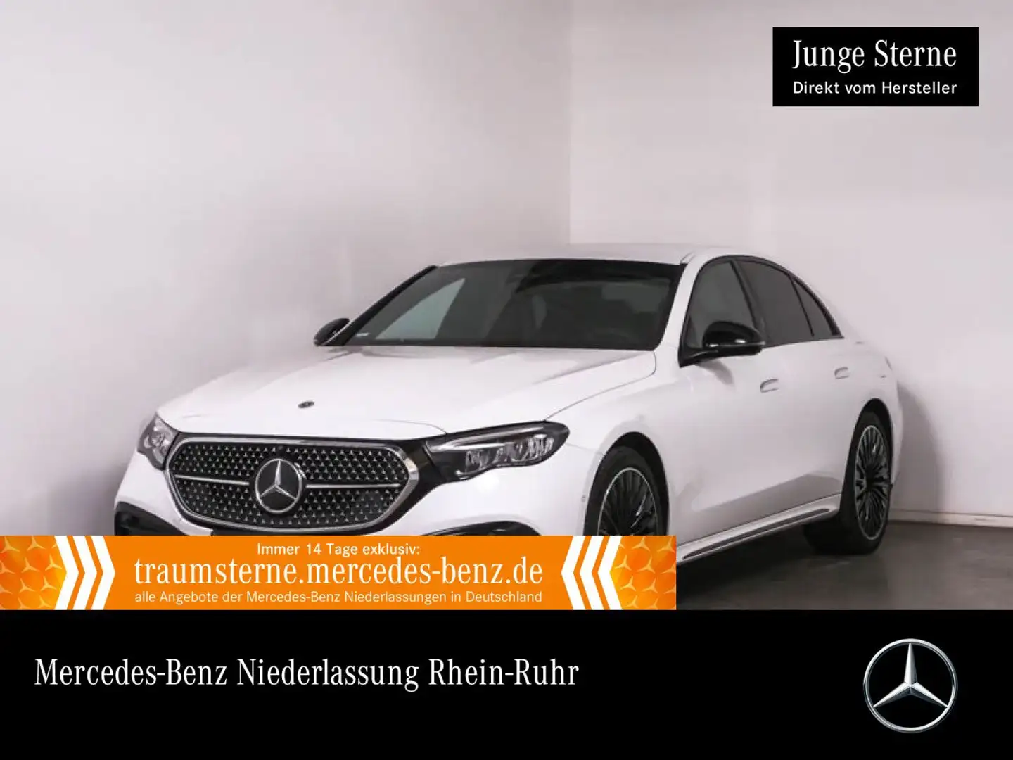 Mercedes-Benz E 300 de AMG Burmester Distr. LED Night Kamera PTS Wit - 1