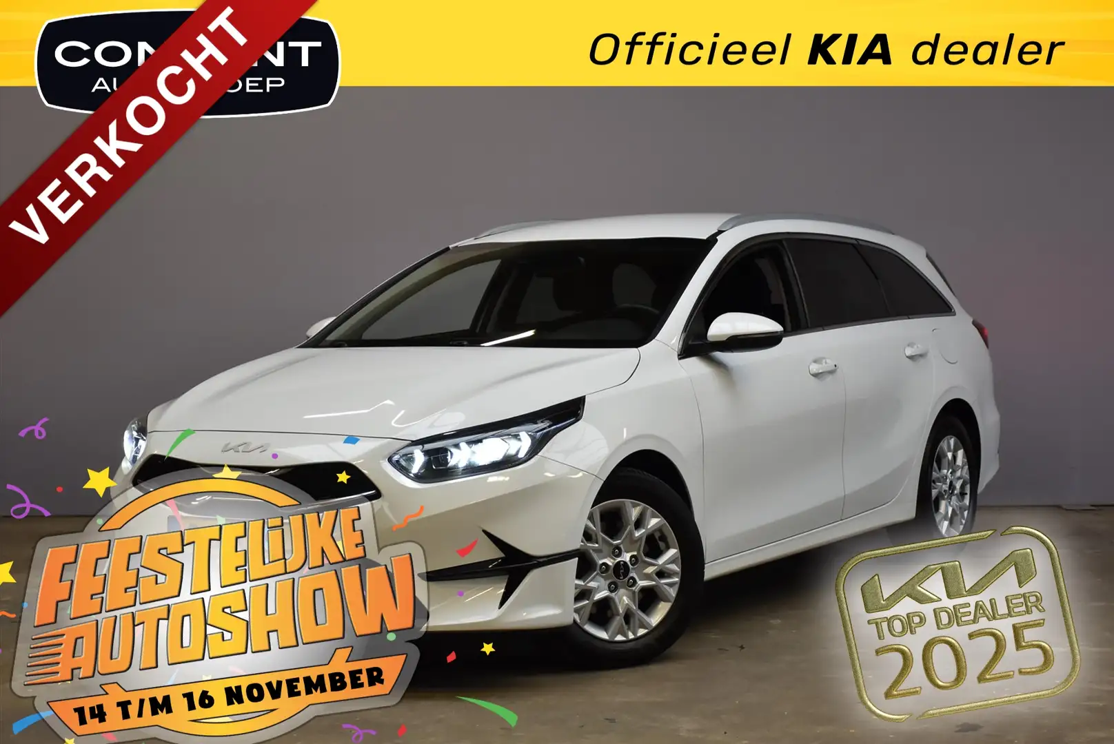 Kia Ceed SW / cee'd SW 1.0 T-GDi 120pk DynamicPlusLine Blanc - 1