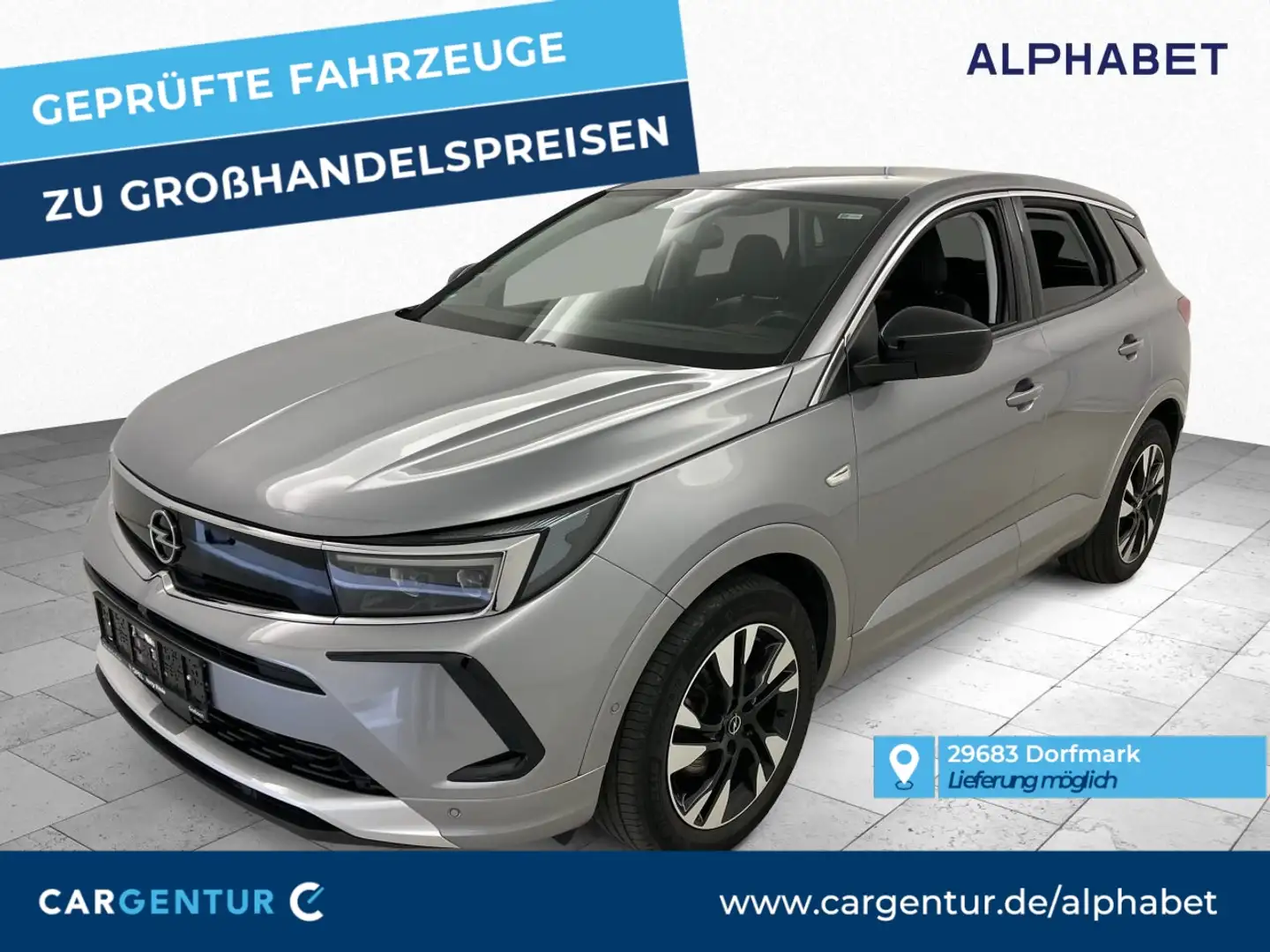 Opel Grandland 360° AHK ACC BLIS LED Argintiu - 1
