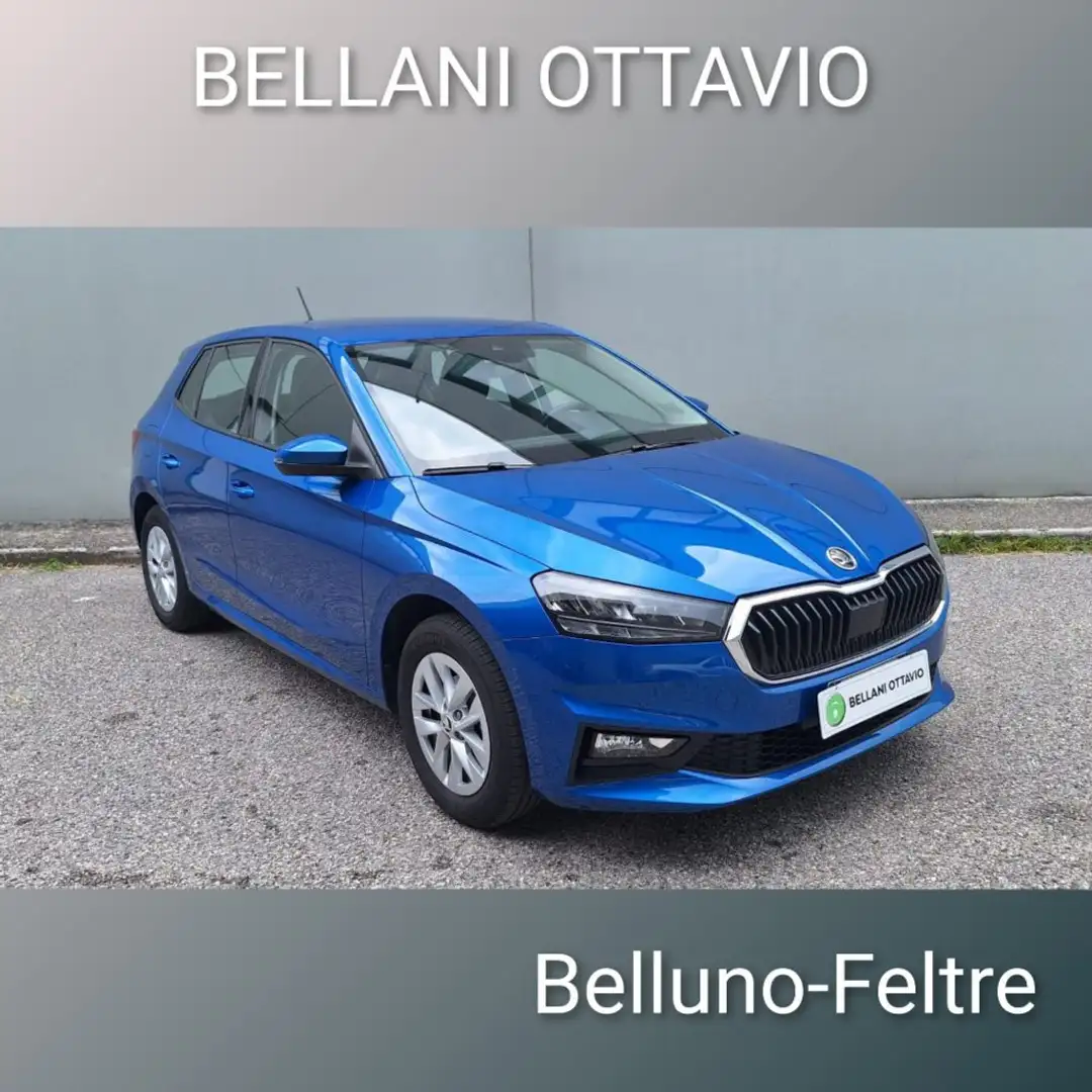 Skoda Fabia 1.0 MPI 80 CV Selection Bleu - 1