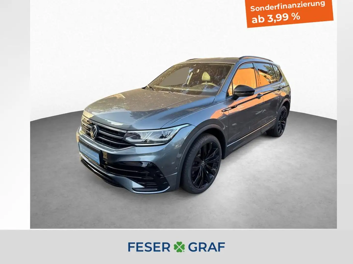 Volkswagen Tiguan Allspace R-Line 2.0 TDI 7-DSG 4MOTION AHK Gris - 1