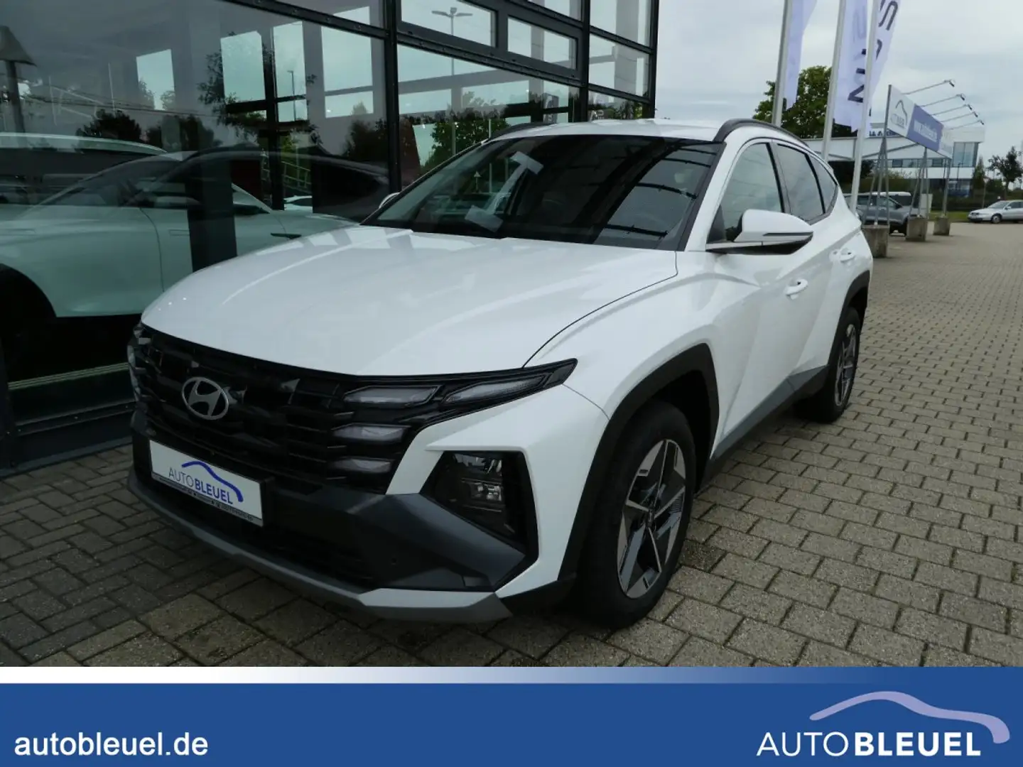 Hyundai TUCSON 1.6 Ltr. 2WD Hybrid*Style*SHZ*Privacy* Weiß - 1