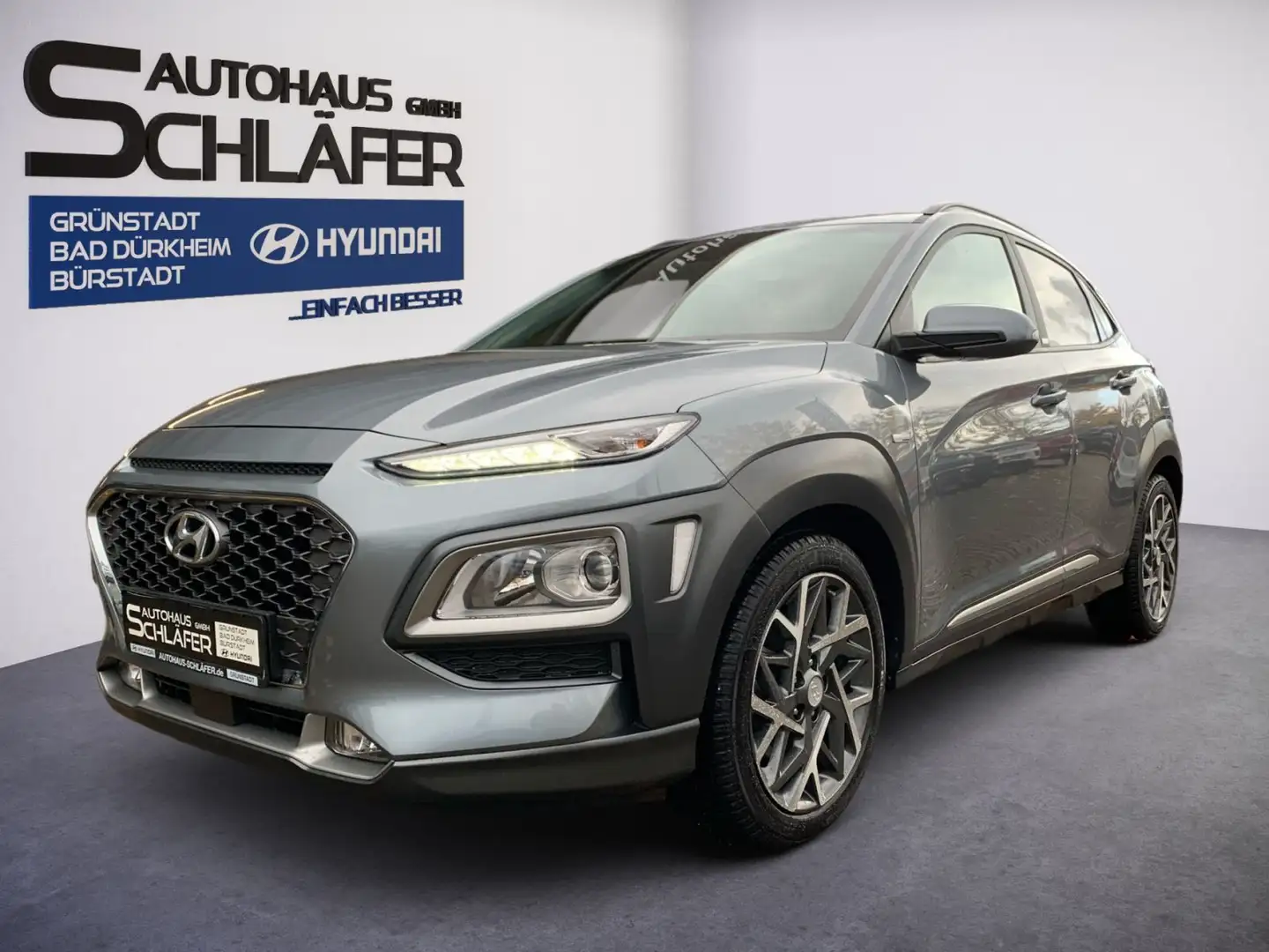 Hyundai KONA KONA 1,6 GDI Style Hybrid Navi Silber - 1
