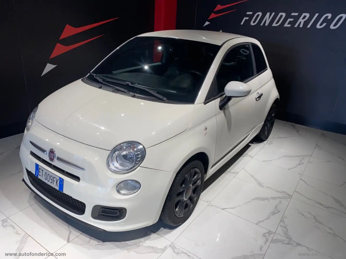 Fiat 500 1.2 SPORT Blanc - 2