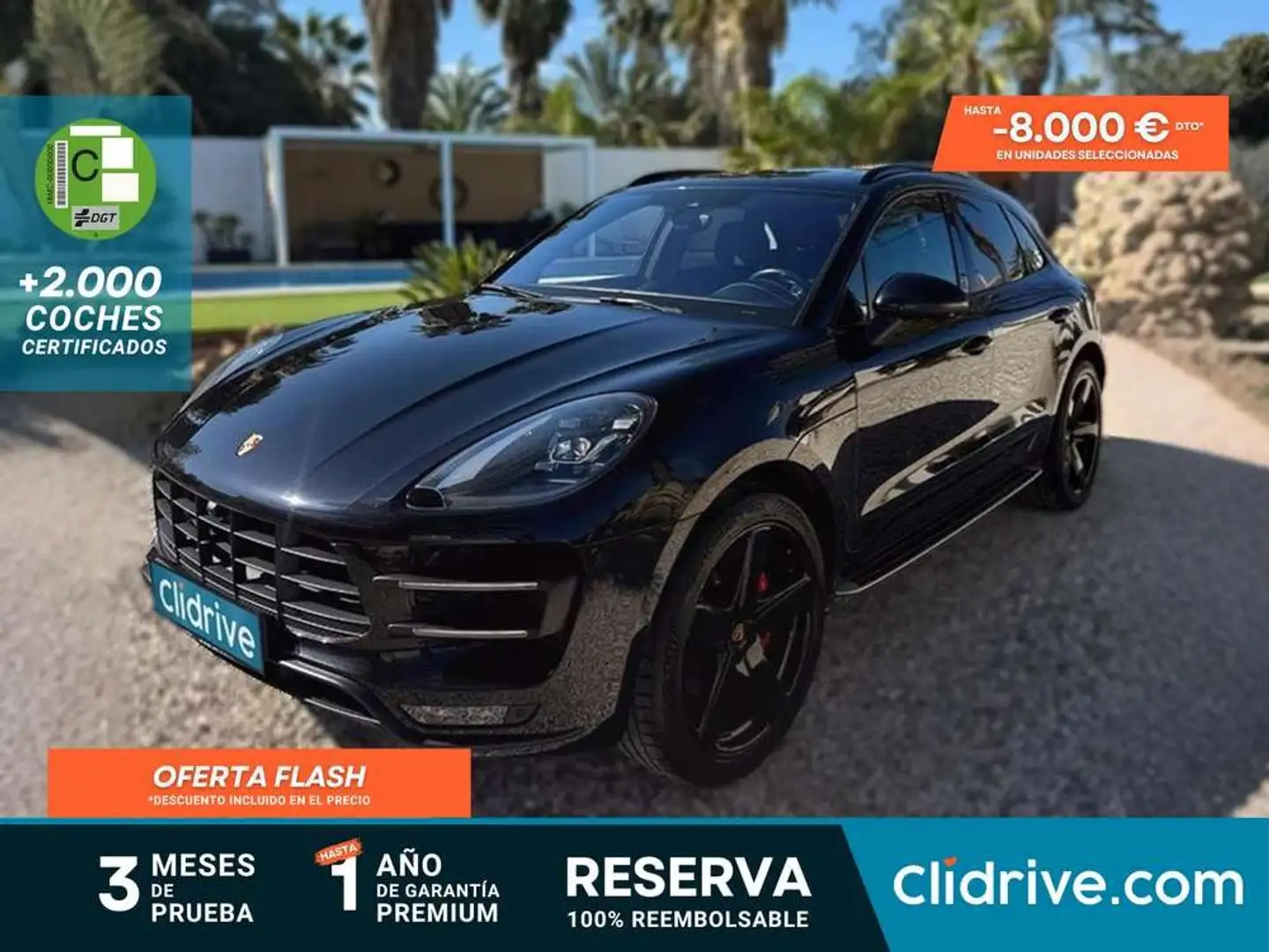 Porsche Macan Turbo Aut. Negro - 1