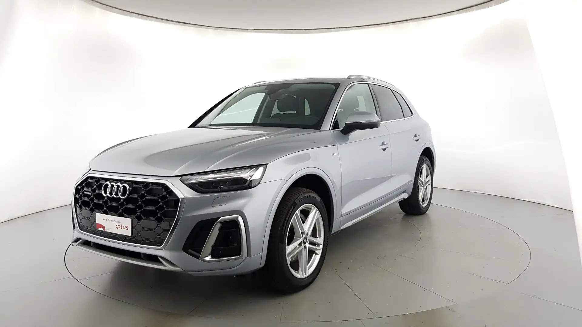 Audi Q5 40 2.0 tdi mhev 12V S line quattro s-tronic Argento - 1