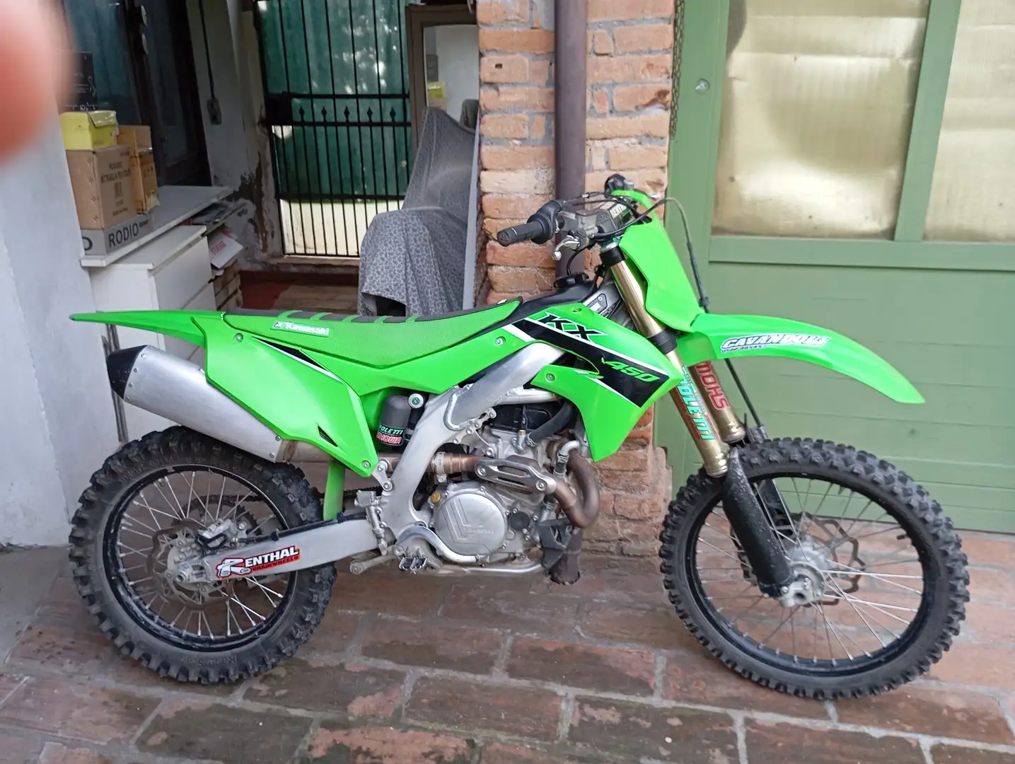 Kawasaki KX 450 F Vert - 1