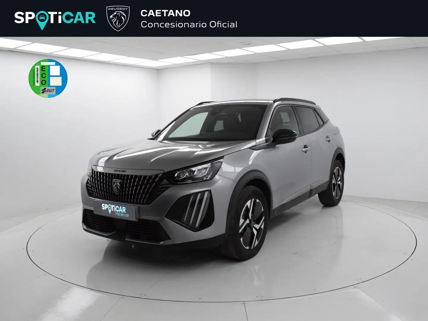 Peugeot 2008 Hybrid Allure eDCS6 145 Gris - 1
