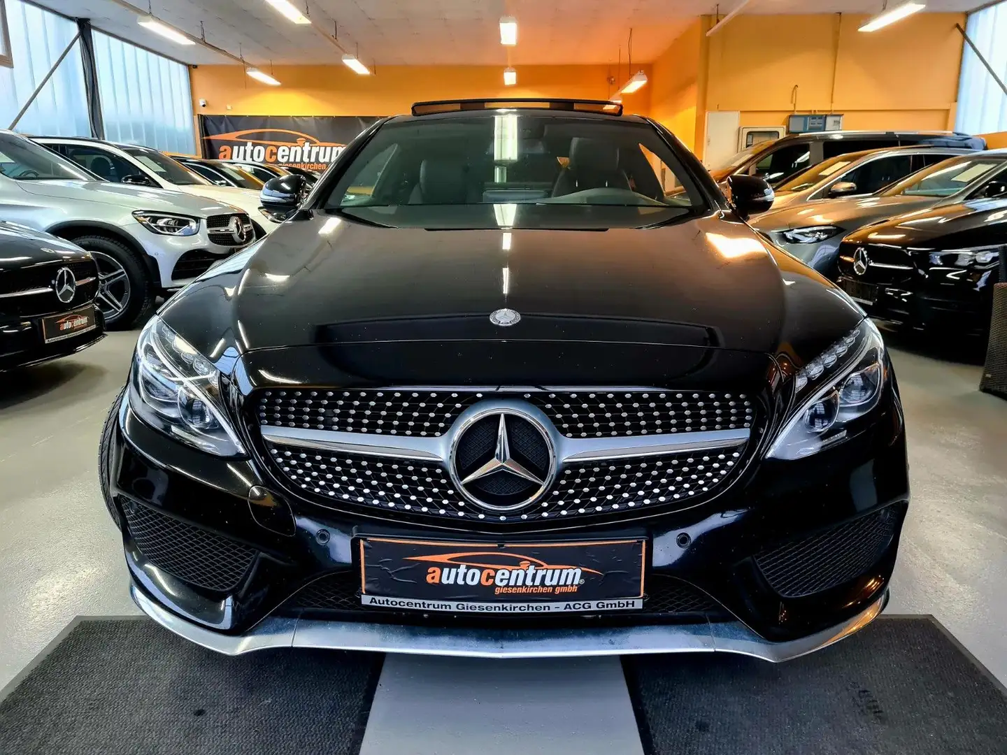 Mercedes-Benz C 250 d Cpe 2x AMG*Leder*Pano*Comand*MBeam*HeadUp Schwarz - 2
