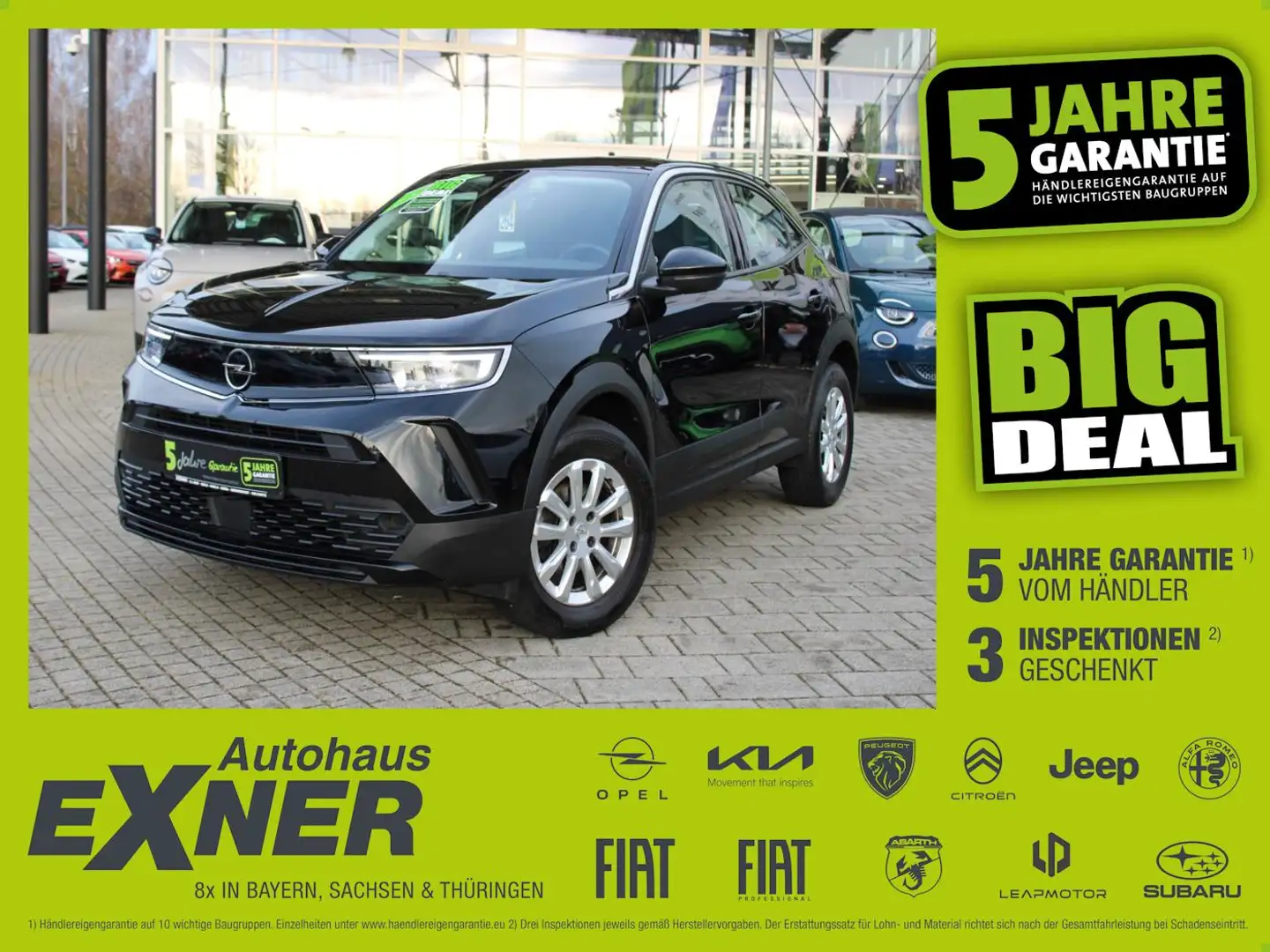 Opel Mokka 1.2 Turbo EDITION LED+SHZ+Kamera+PDC hinten Schwarz - 1