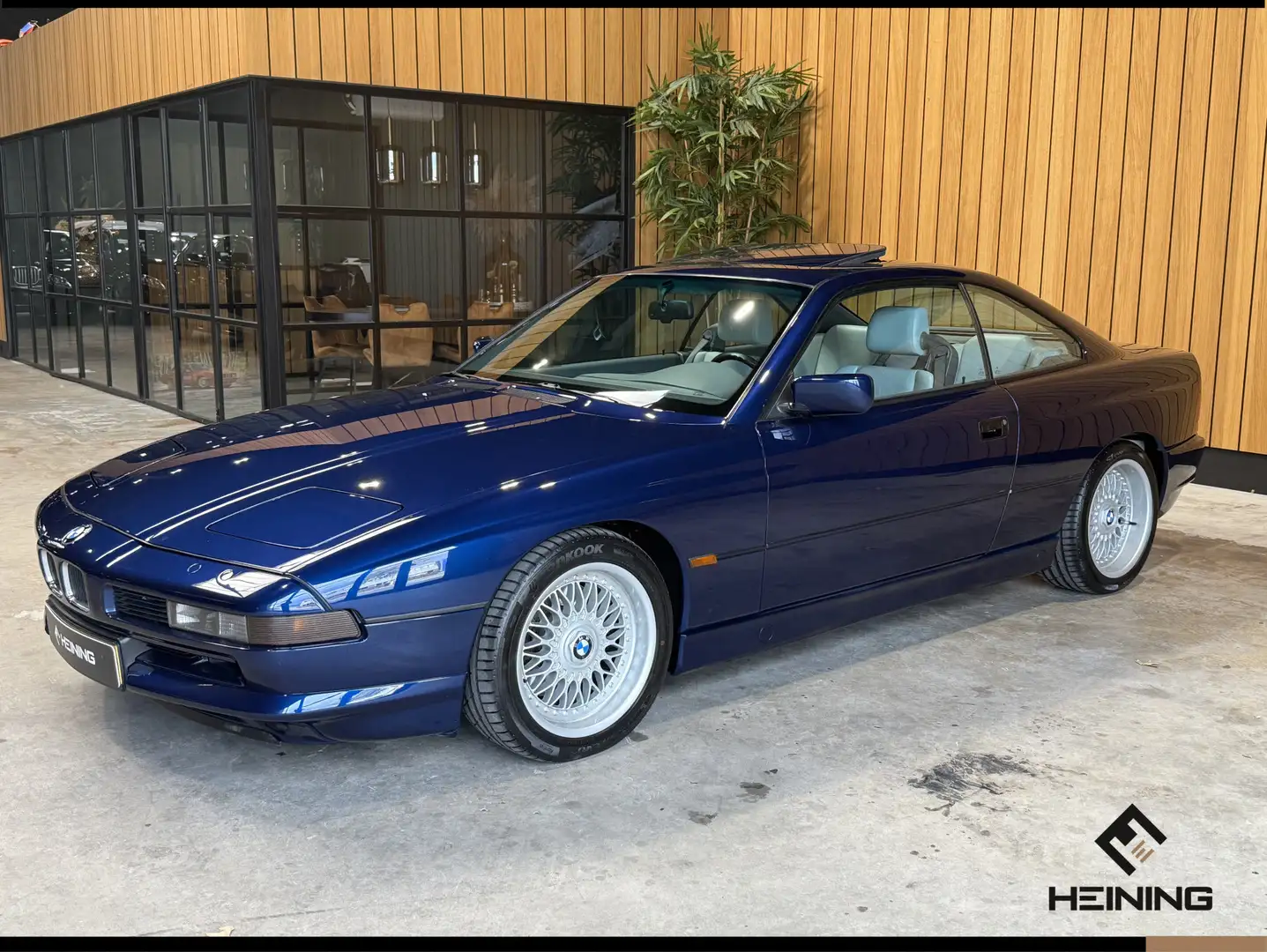BMW 850 8-serie Ci Automaat. Schuifdak. 138000 km met de c Blau - 1