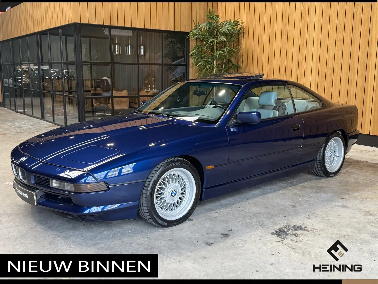 BMW 850 8-serie Ci Automaat. Schuifdak. 138000 km met de c Blauw - 1