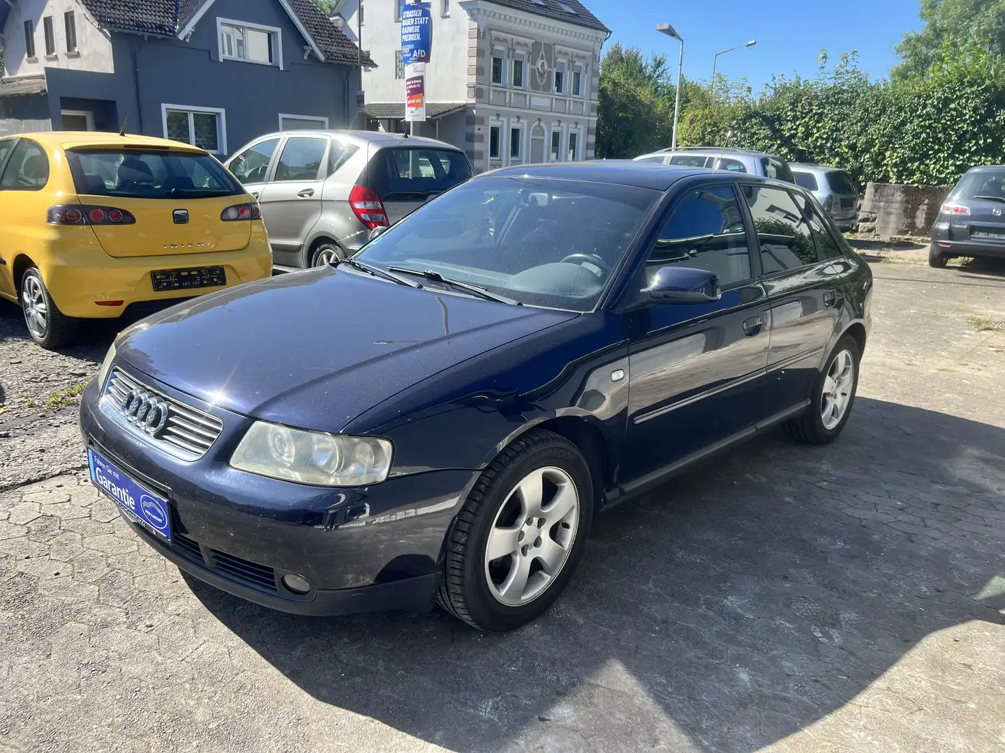 Audi A3 1.6 Ambiente/ 2 Hand/Klimaanlage/el.Glas/Alcantara Bleu - 2