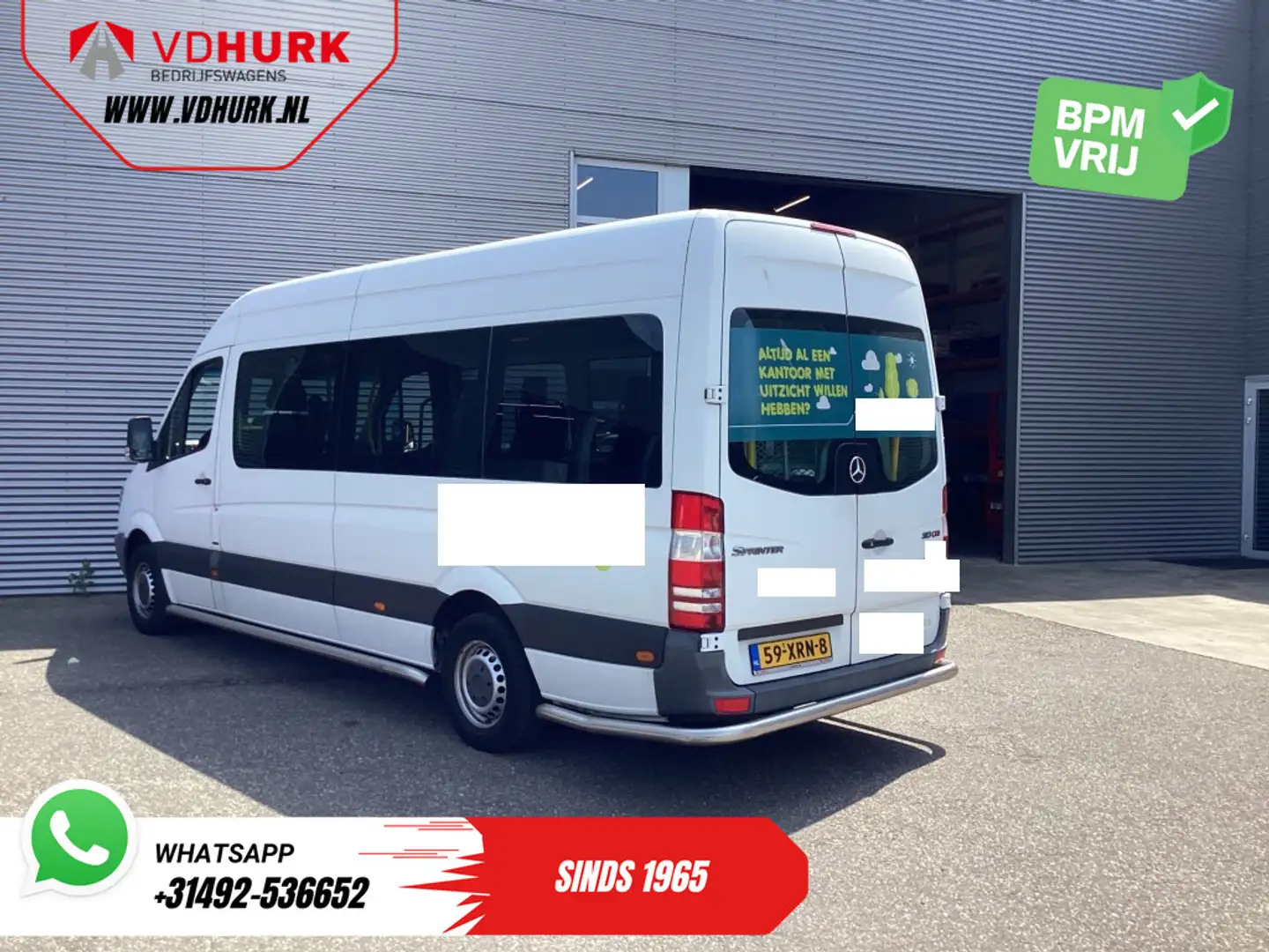 Mercedes-Benz Sprinter 313 2.2 CDI L3H2 €10.527 Incl. BTW BPM VRIJ! EXPOR Wit - 2
