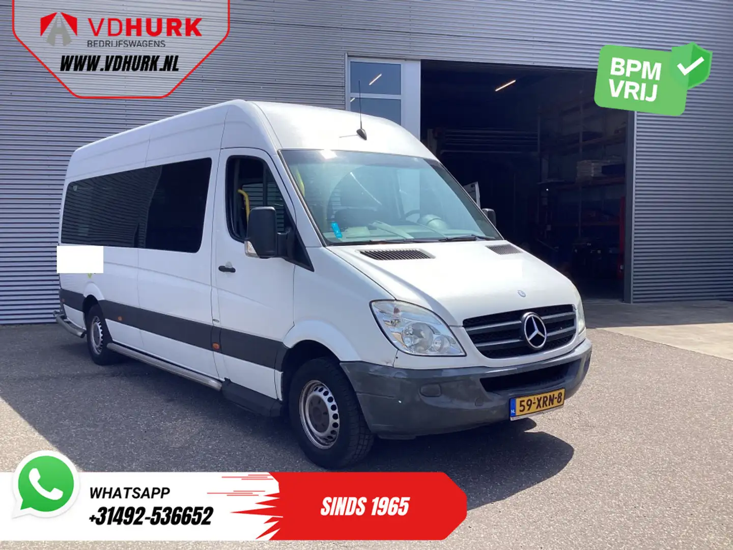 Mercedes-Benz Sprinter 313 2.2 CDI L3H2 €10.527 Incl. BTW BPM VRIJ! EXPOR Wit - 1
