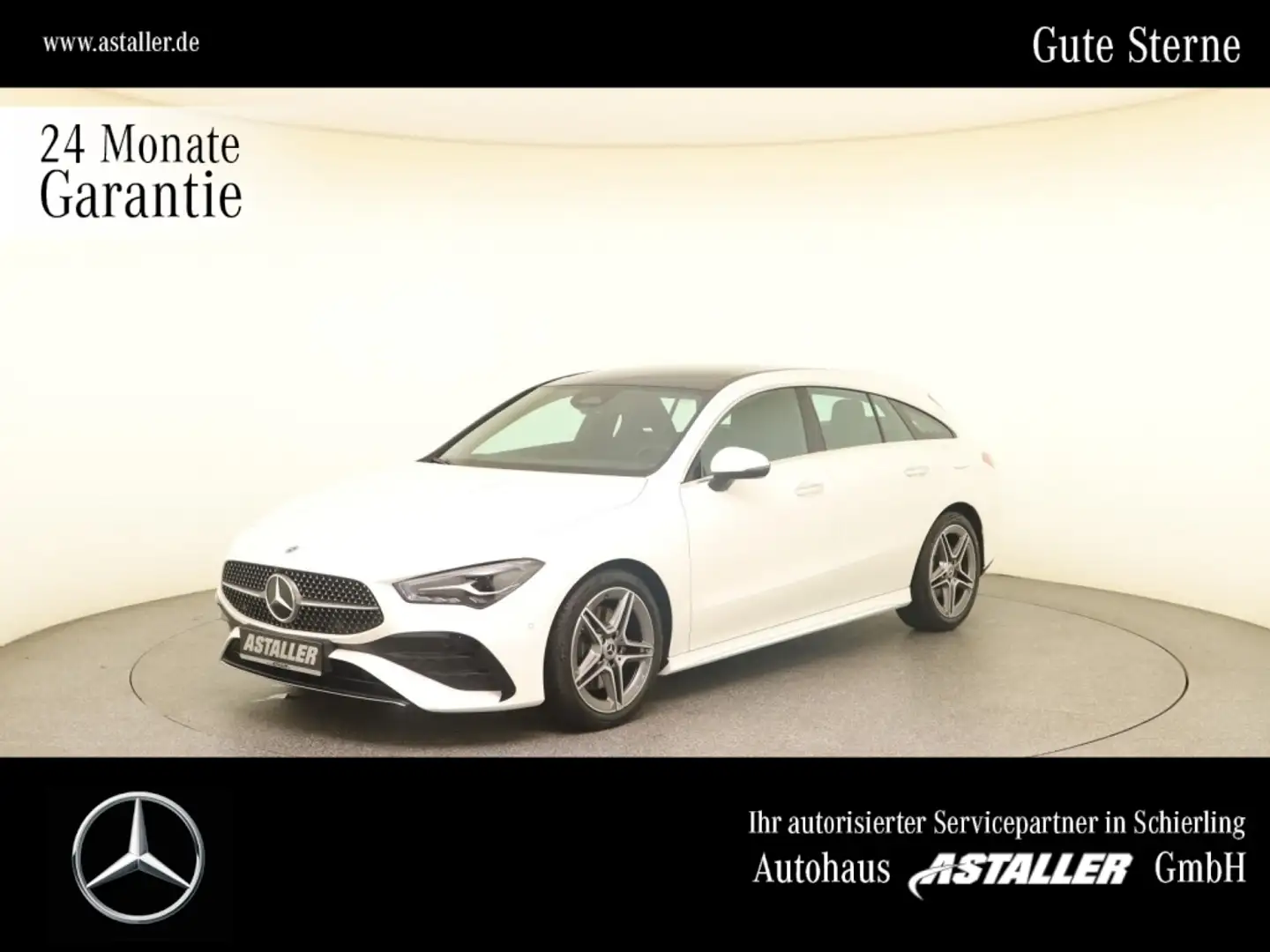 Mercedes-Benz CLA 220 SB d AMG Line MBUX+Led+Pano+AHK+WiPa+18" Weiß - 1