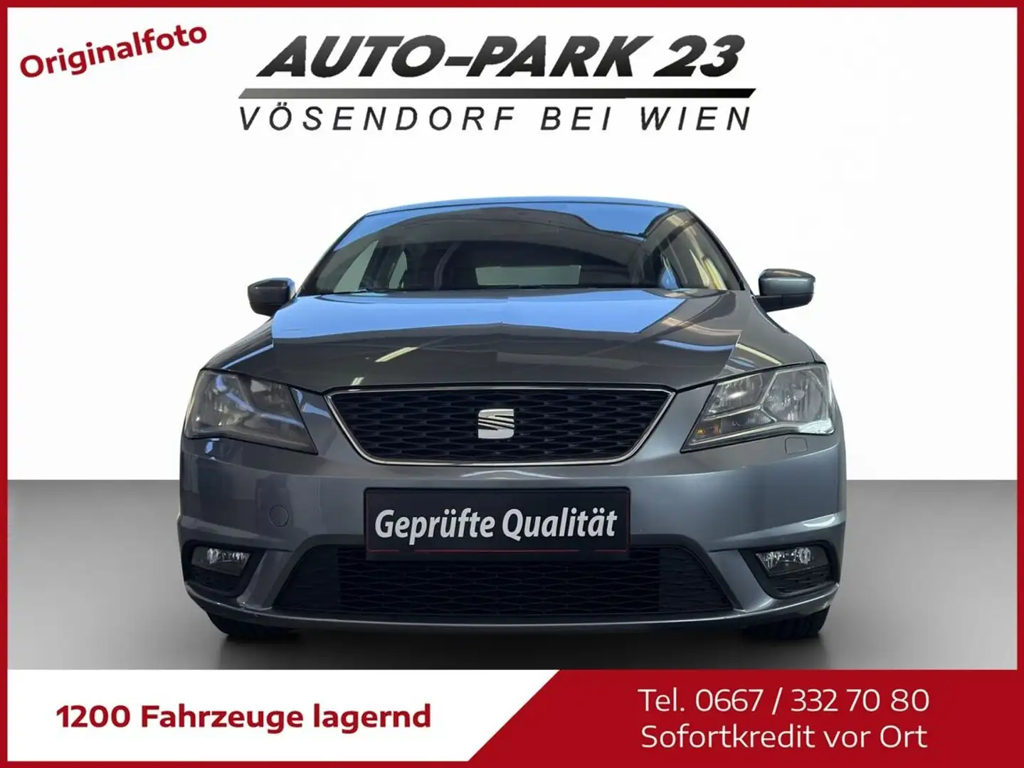 SEAT Toledo 1,2 TSI*SOFORT-KREDIT*NUR 90.000KM*MOD2014 Grau - 1