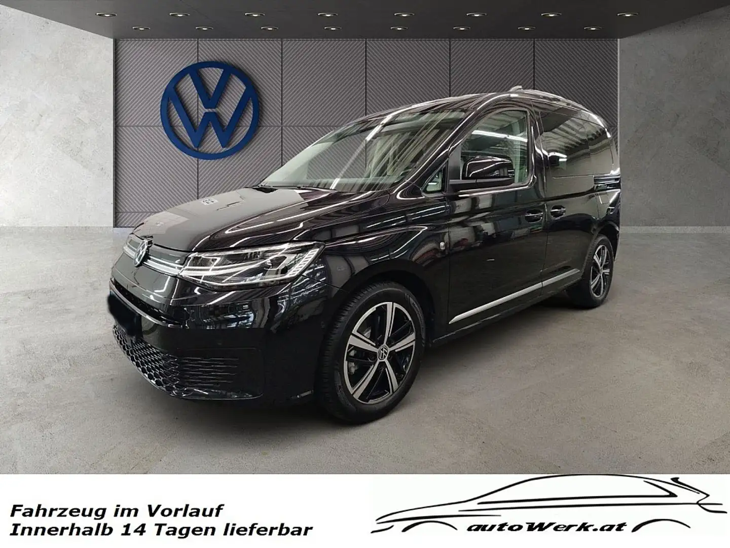 Volkswagen Caddy Style 2,0 TDI DSG Schwarz - 1