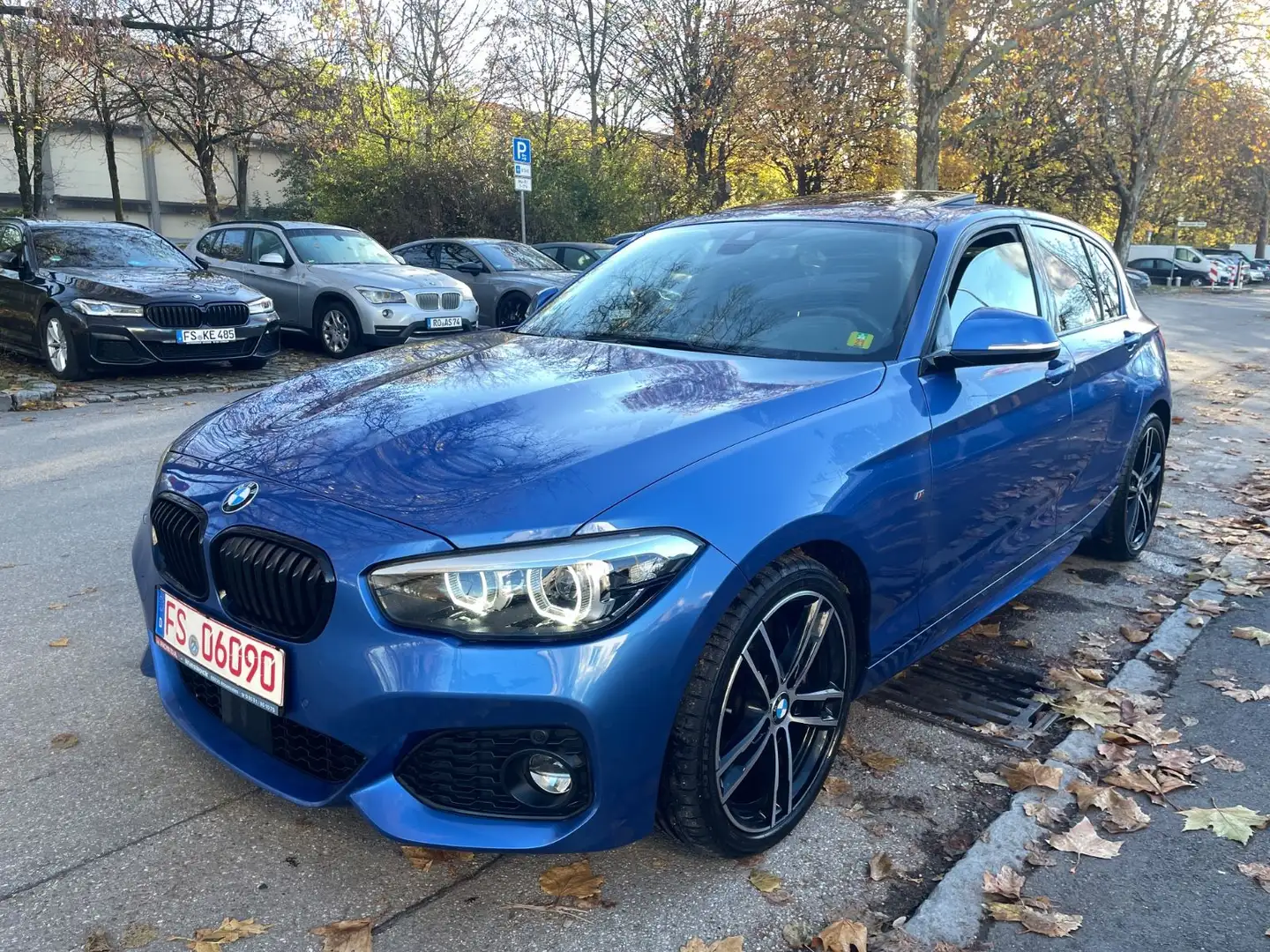 BMW 120 d M Sportpaket Shadow*Nav*Autom*SHD*Keyless Bleu - 1