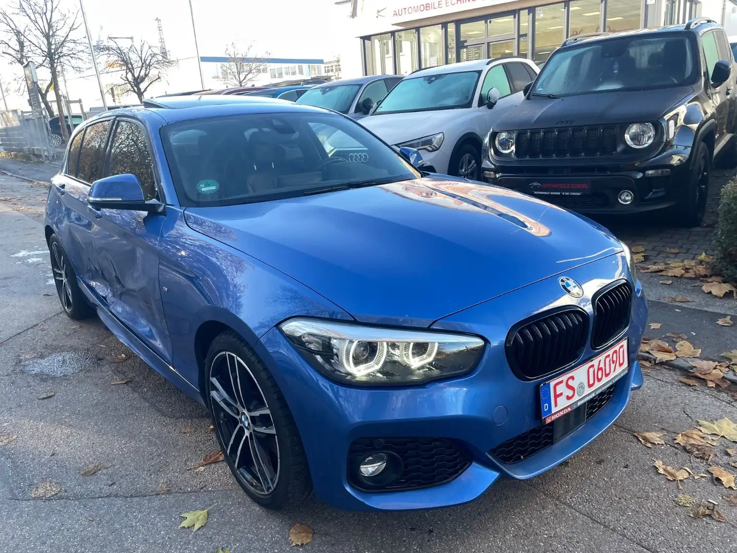 BMW 120 d M Sportpaket Shadow*Nav*Autom*SHD*Keyless Bleu - 2