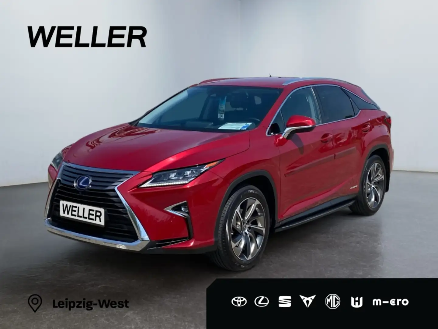Lexus RX 450h (hybrid) Luxury Line *Matrix*AHK*360°*HUD* Red - 1