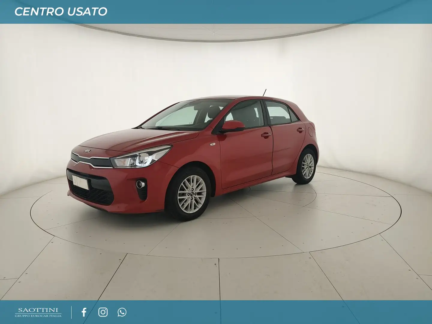 Kia Rio 1.2 mpi Evolution 84 CV Rosso - 1