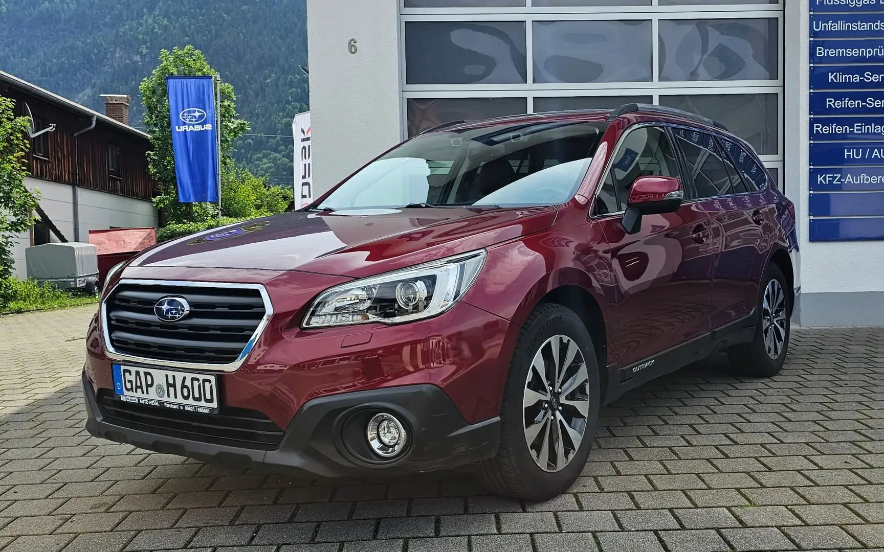 Subaru OUTBACK 2,5i Sport CVT,Allrad,Navi,Leder,Schiebed.,Kamera Червоний - 1