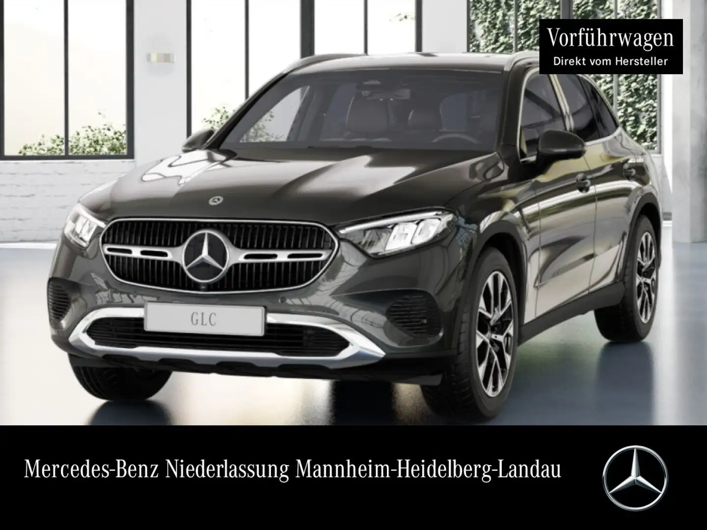 Mercedes-Benz GLC 220 d 4M AVANTG+360+AHK+LED+TOTW+KEYLESS+9G Grau - 1