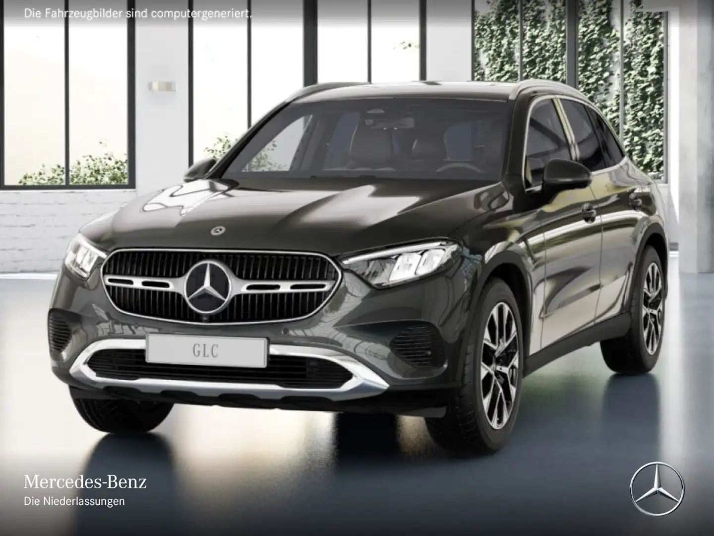 Mercedes-Benz GLC 220 d 4M AVANTG+360+AHK+LED+TOTW+KEYLESS+9G Grau - 2