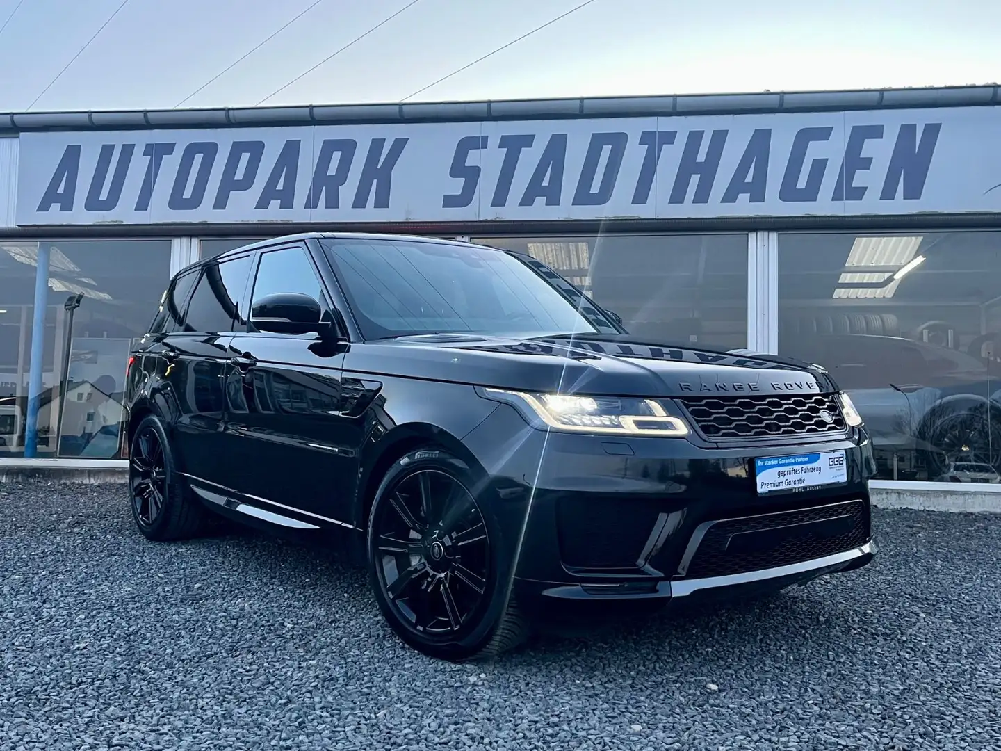 Land Rover Range Rover Sport HSE D250 ALL BLACK PANO/21" Schwarz - 1