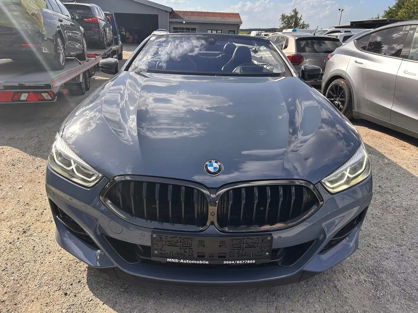 BMW M850 M850 i xDrive Aut Cabrio Leder Navi LED 1 Besitz Blau - 2