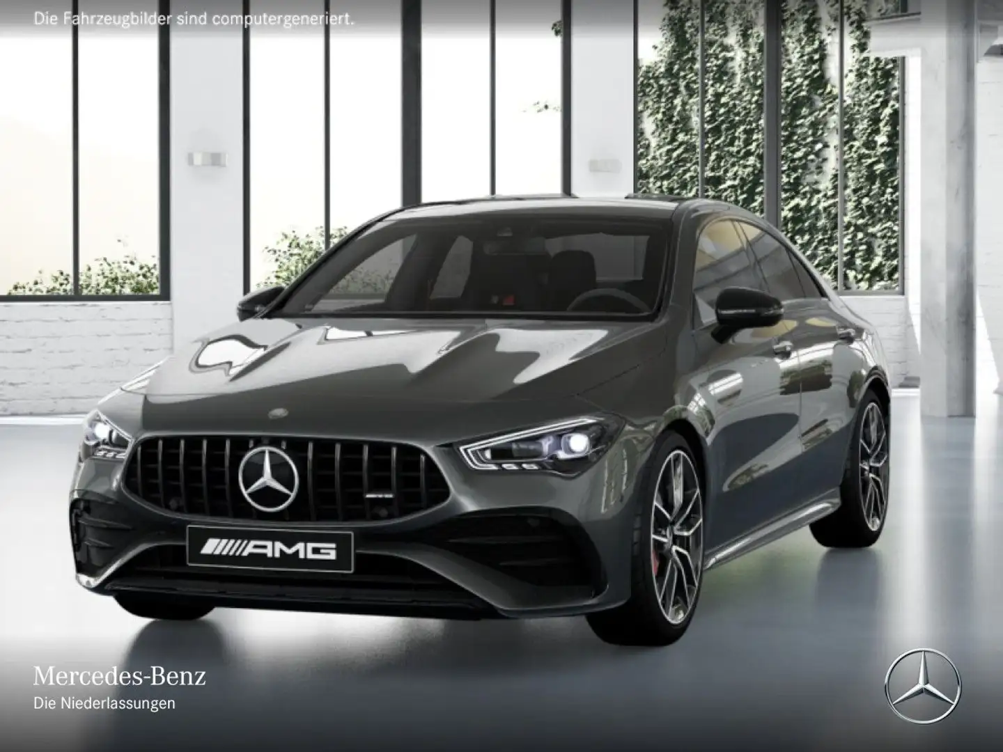 Mercedes-Benz CLA 35 AMG CLA 35 4M AMG+PANO+360°+MULTIBEAM+BURMESTER+TOTW Grau - 2