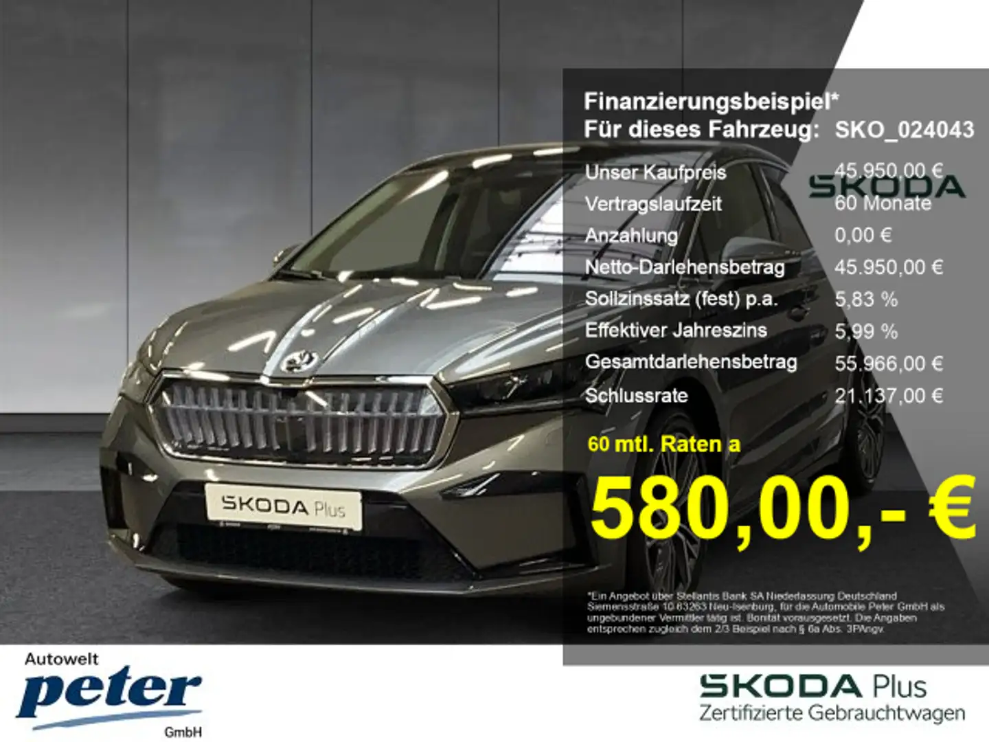Skoda Enyaq ENYAQ COUPE 85 LOUNGE **PAKET ADVANCED*MATRIX** Gris - 1