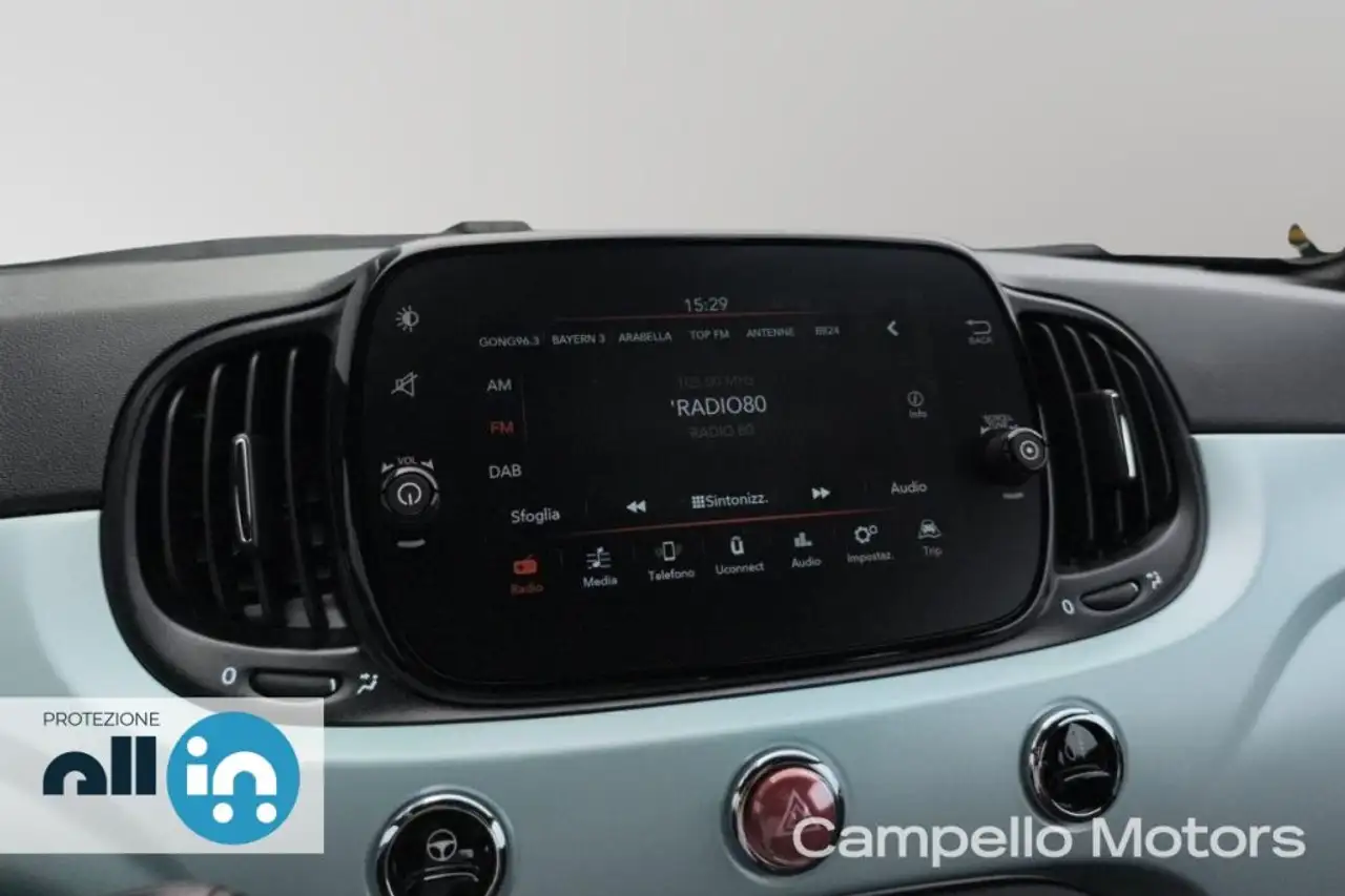 Fiat 500 1.0 70cv Hybrid MY23, миниатюра 9