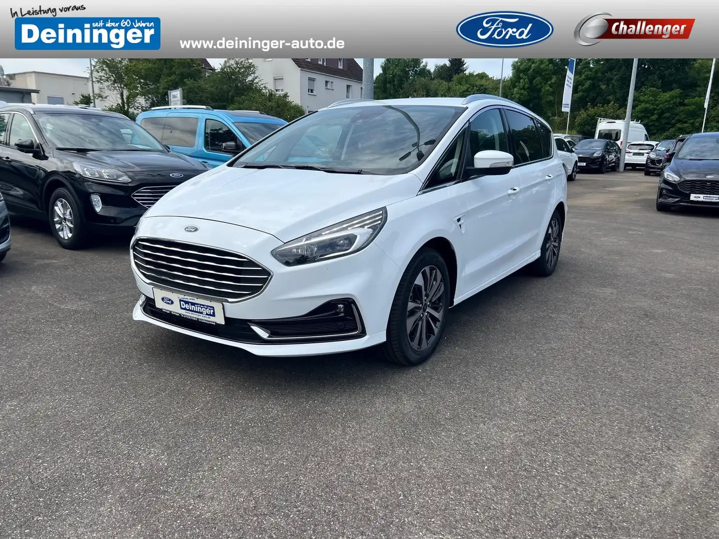 Ford S-Max 2.5 FHEV Titanium Autom. AHK BUSINESS-PAKET II PRE White - 1