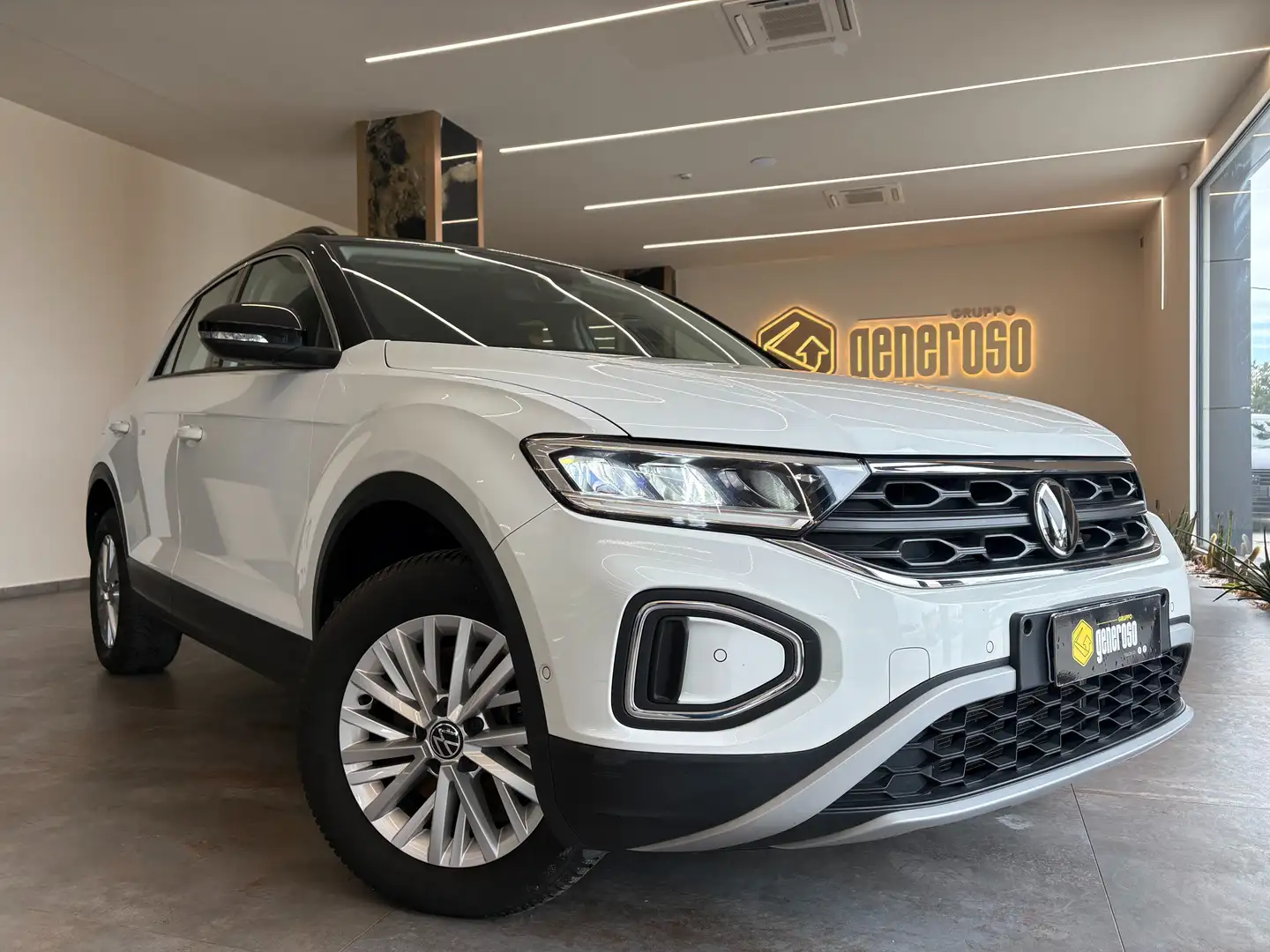 Volkswagen T-Roc 2.0 tdi Life 150cv dsg Garanzia IVA Esposta Weiß - 1