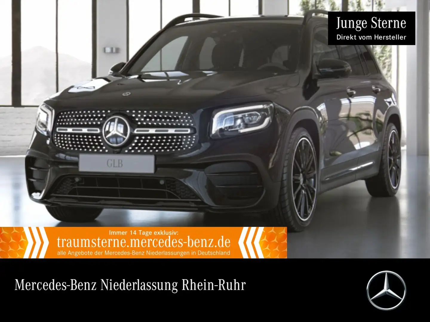 Mercedes-Benz GLB 200 AMG+NIGHT+PANO+360°+AHK+LED+KEYLESS+7G Schwarz - 1