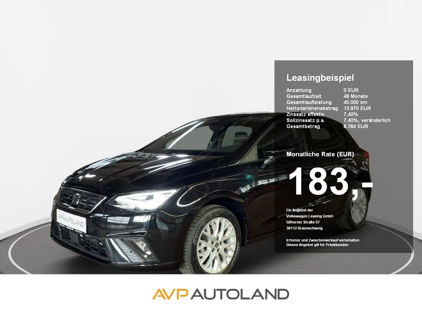 SEAT Ibiza 1.0 TGI FR | NAVI | LED | ACC | SITZH. | Noir - 1