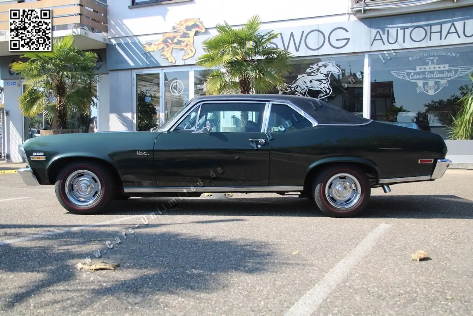 Chevrolet Nova 350-V8 / TH350 / R134 Vintage Klima Verde - 1