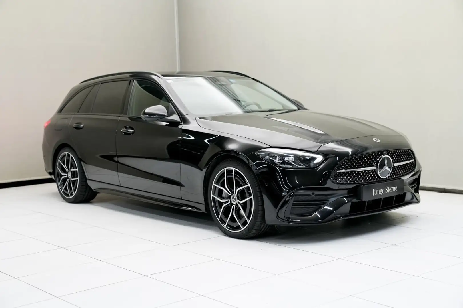 Mercedes-Benz C 200 4MATIC T-Modell Night elSitz SpurH FLA Schwarz - 2