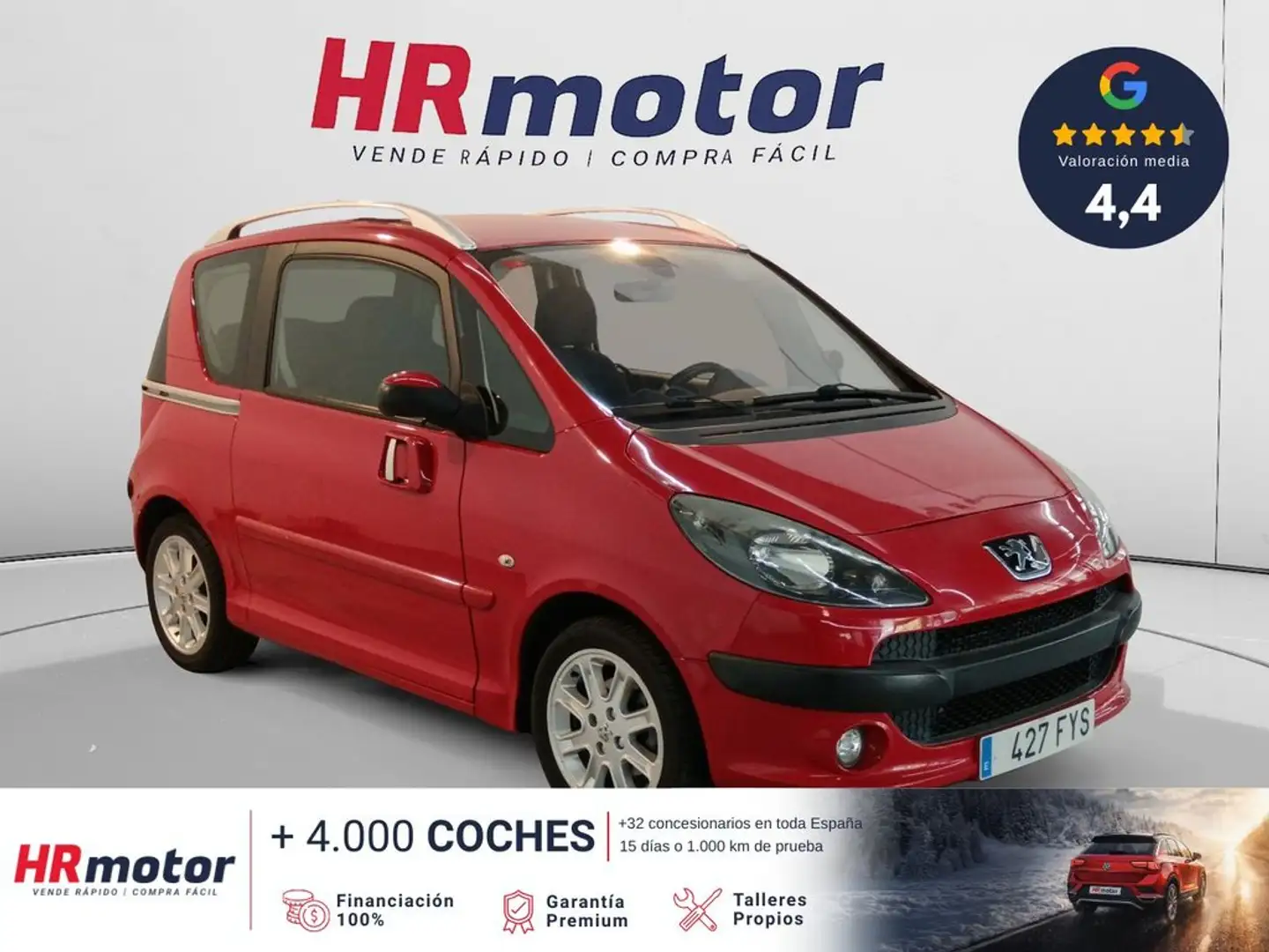 Peugeot 1007 1.4HDI Sporty Rojo - 1