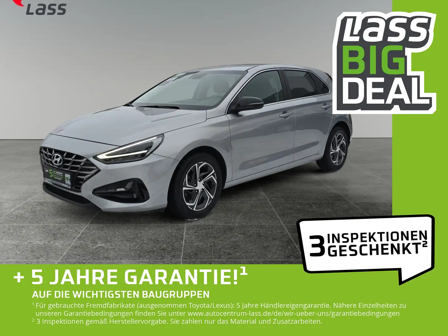 Hyundai i30 1.0 T-GDI Sondermodell Smart+LED+Kamera+ Silber - 1