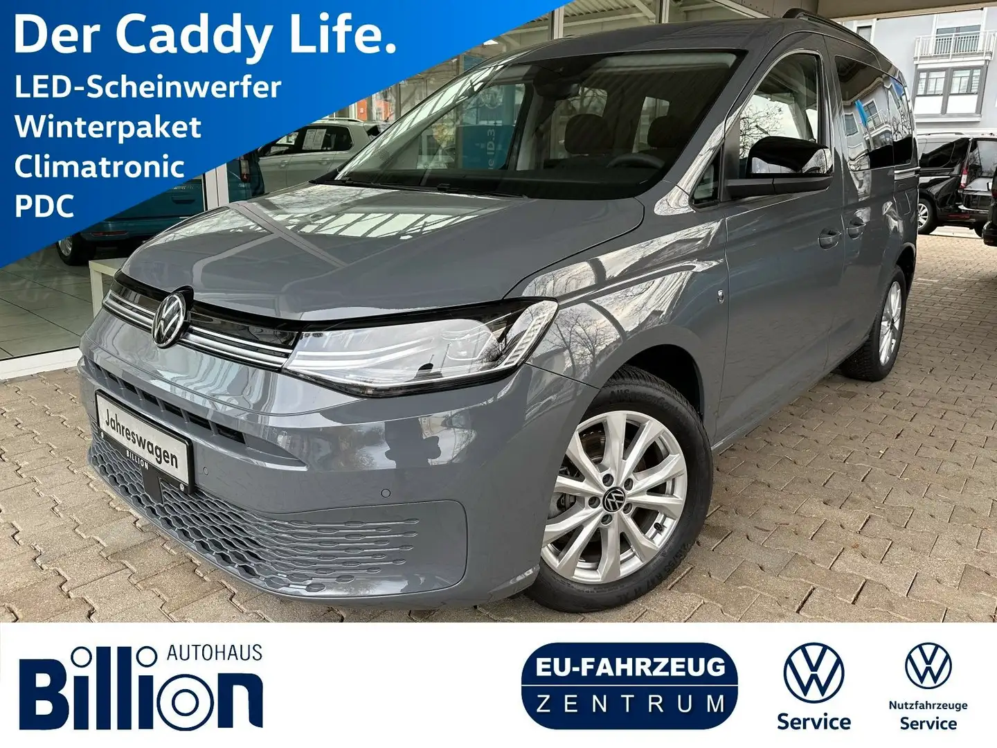 Volkswagen Caddy 2.0 TDI SCR BMT Life // LED, CLIMATRONIC Gris - 1