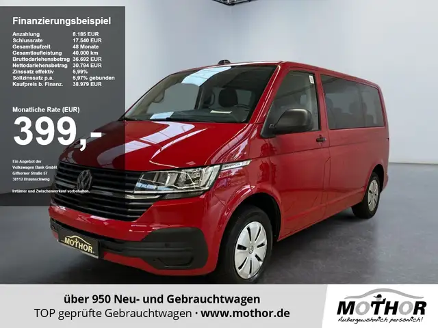 2021 Volkswagen Multivan in Red for sale