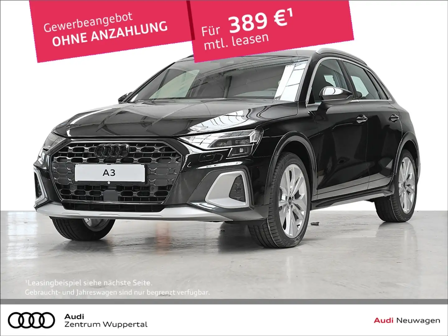 Audi A3 ALLSTREET 35 TFSI S TRONIC AHK KAMERA MMI NAVI MAT Schwarz - 1
