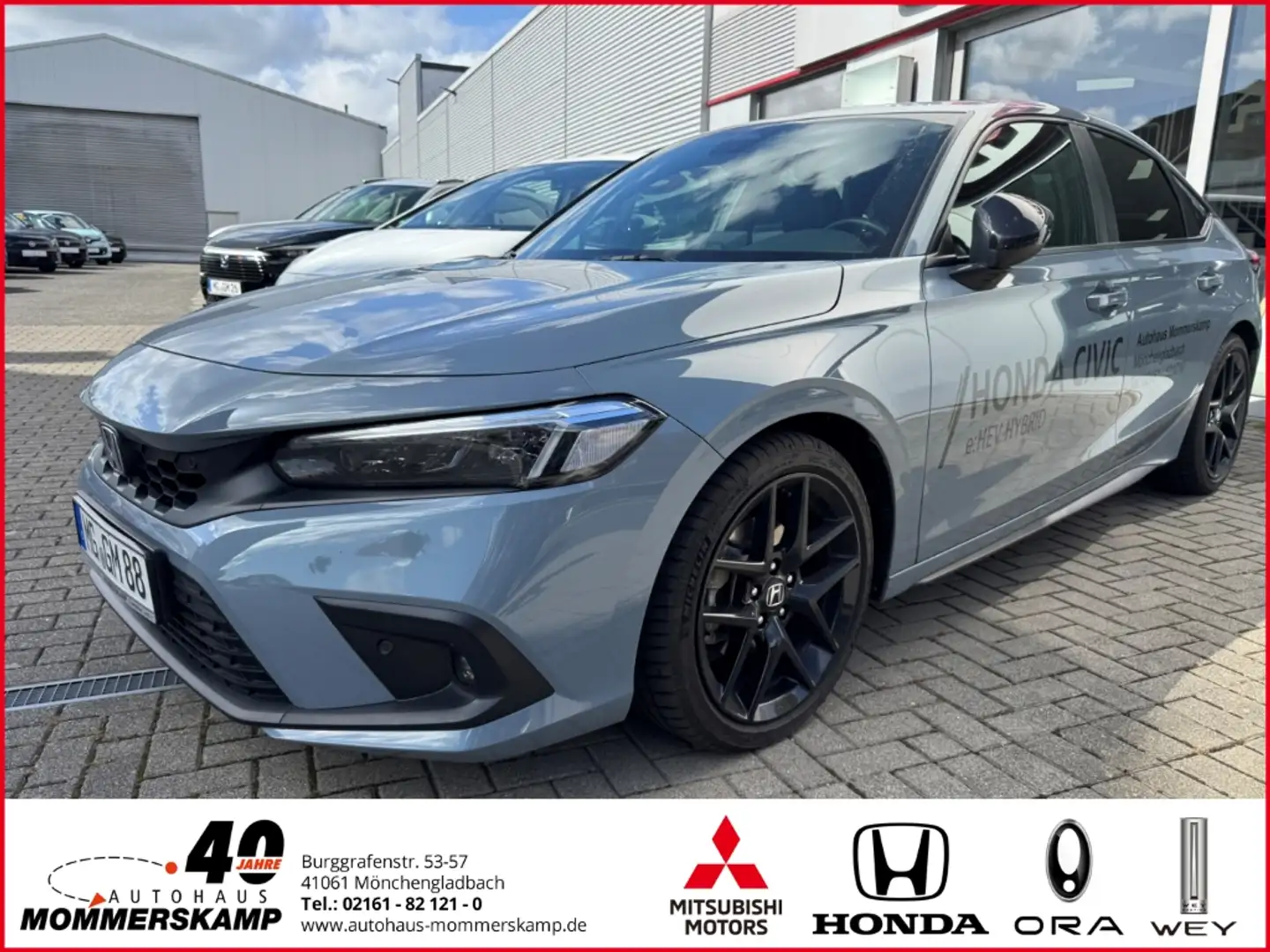 Honda Civic Hybrid e:HEV Sport LED+Navi+Keyless+ACC+Rückfahrka Grau - 1